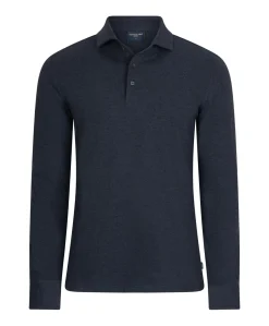 Heren polo blauw