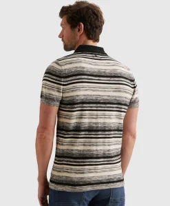 Heren polo blauw