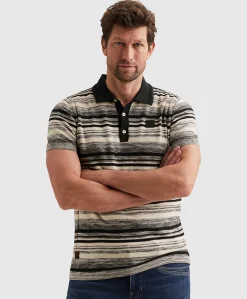 Heren polo blauw