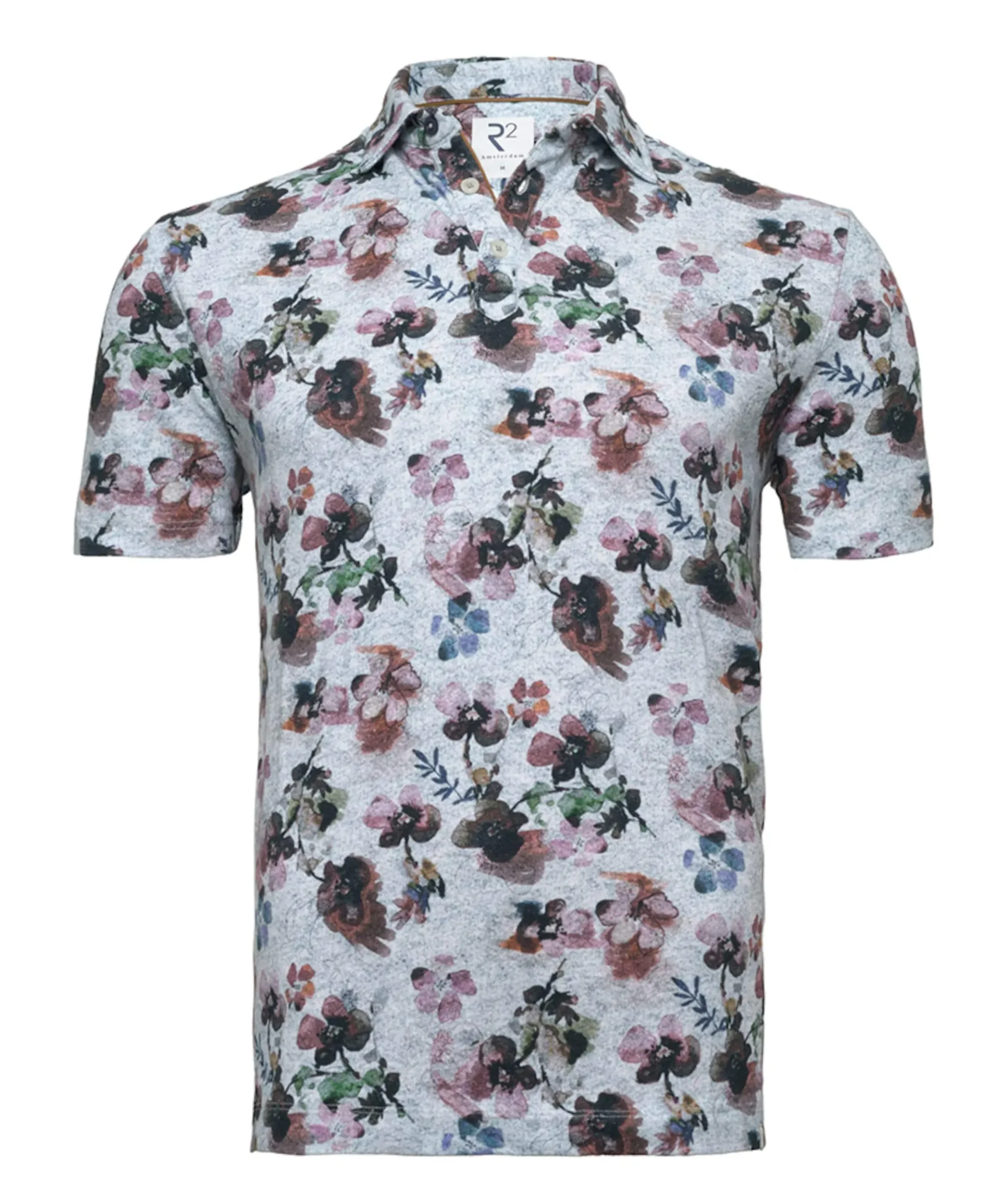 Heren polo blauw