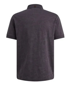 Heren polo blauw