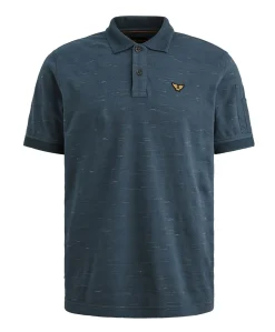 Heren polo blauw