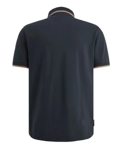 Heren polo blauw