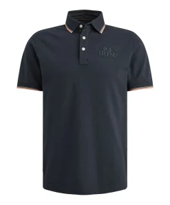 Heren polo blauw
