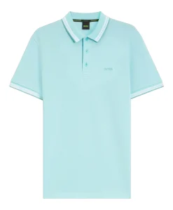 Heren polo blauw