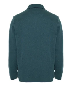 Heren polo blauw
