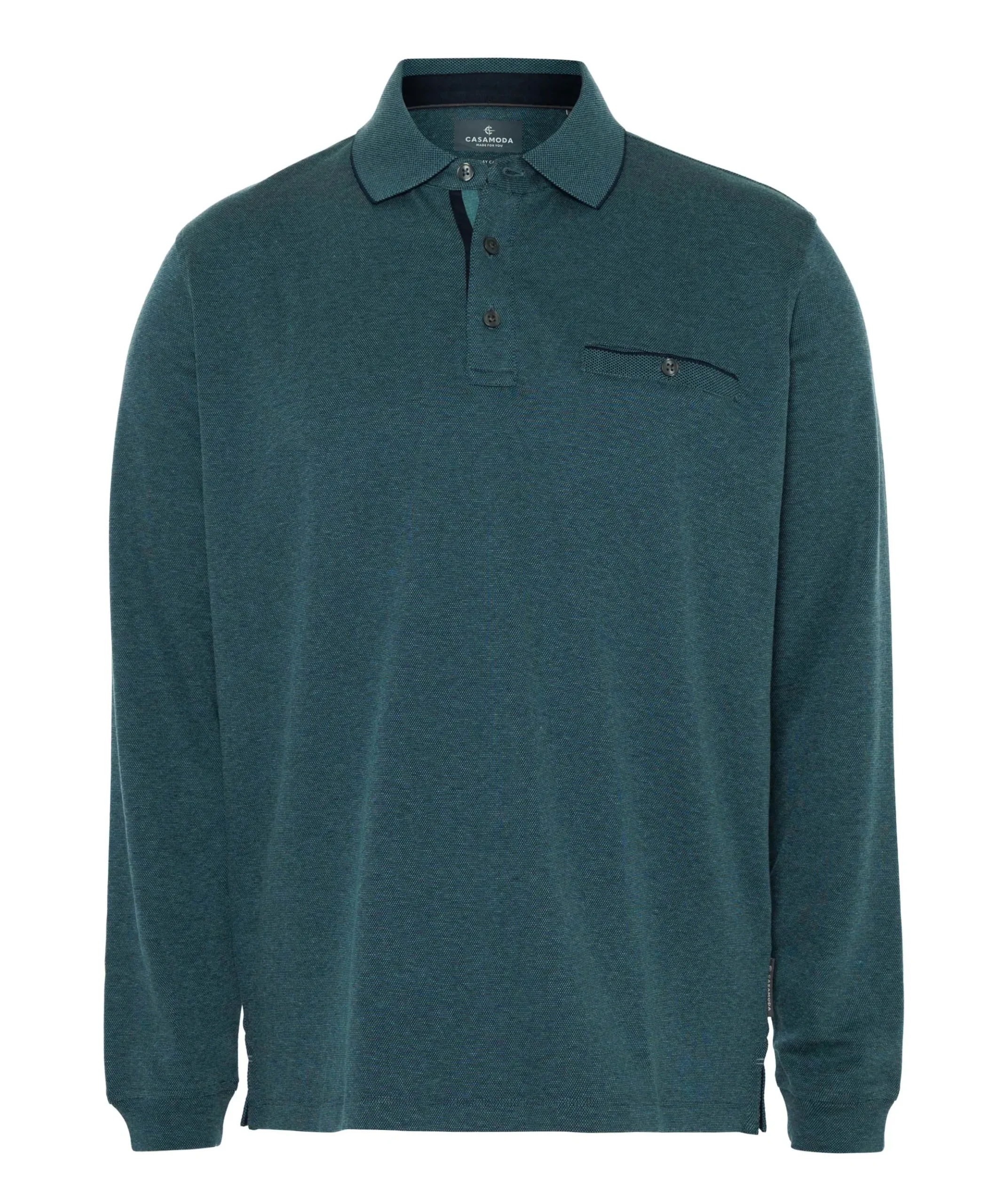 Heren polo blauw