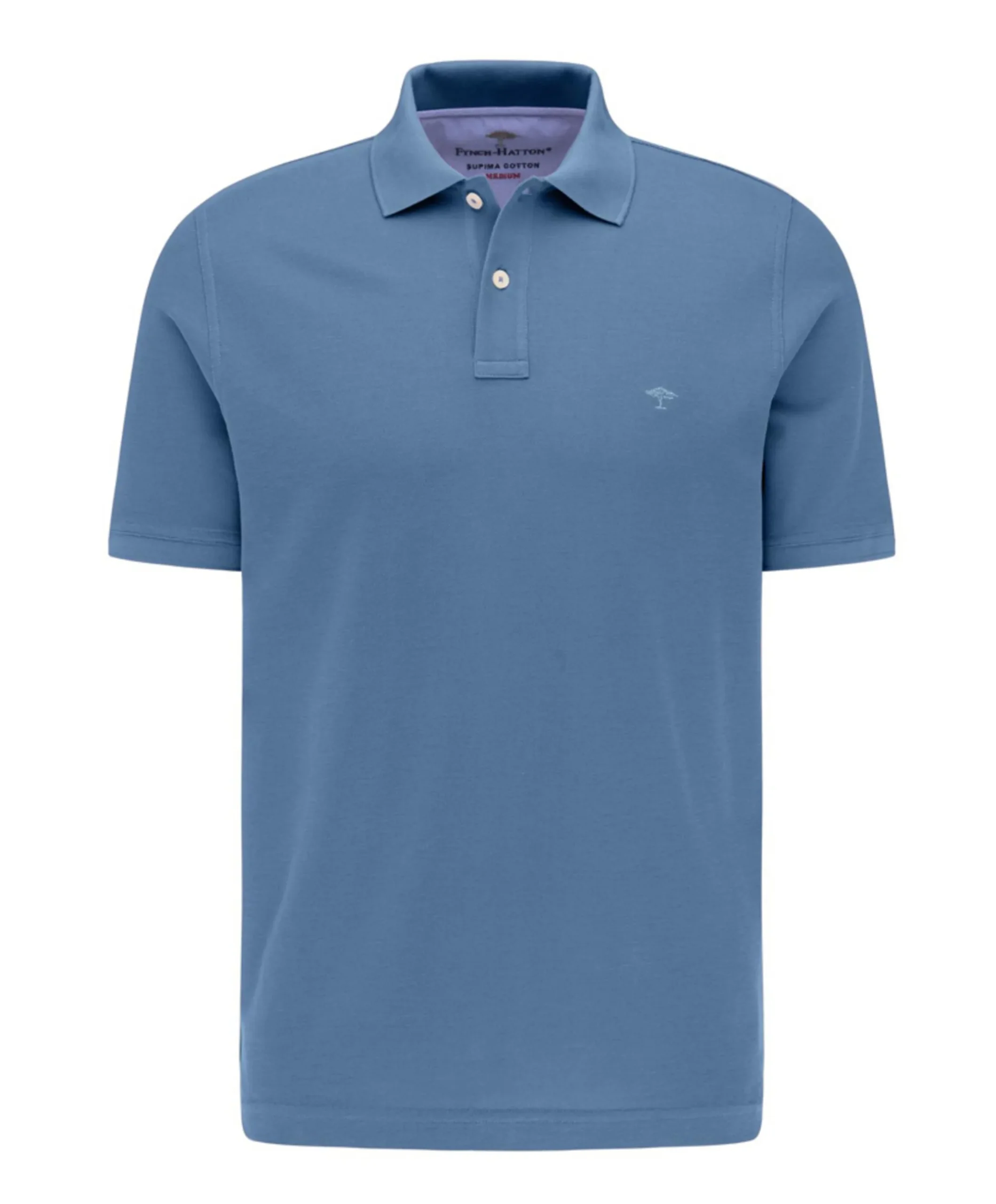 Heren polo blauw