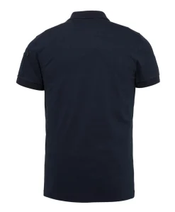 Heren polo blauw