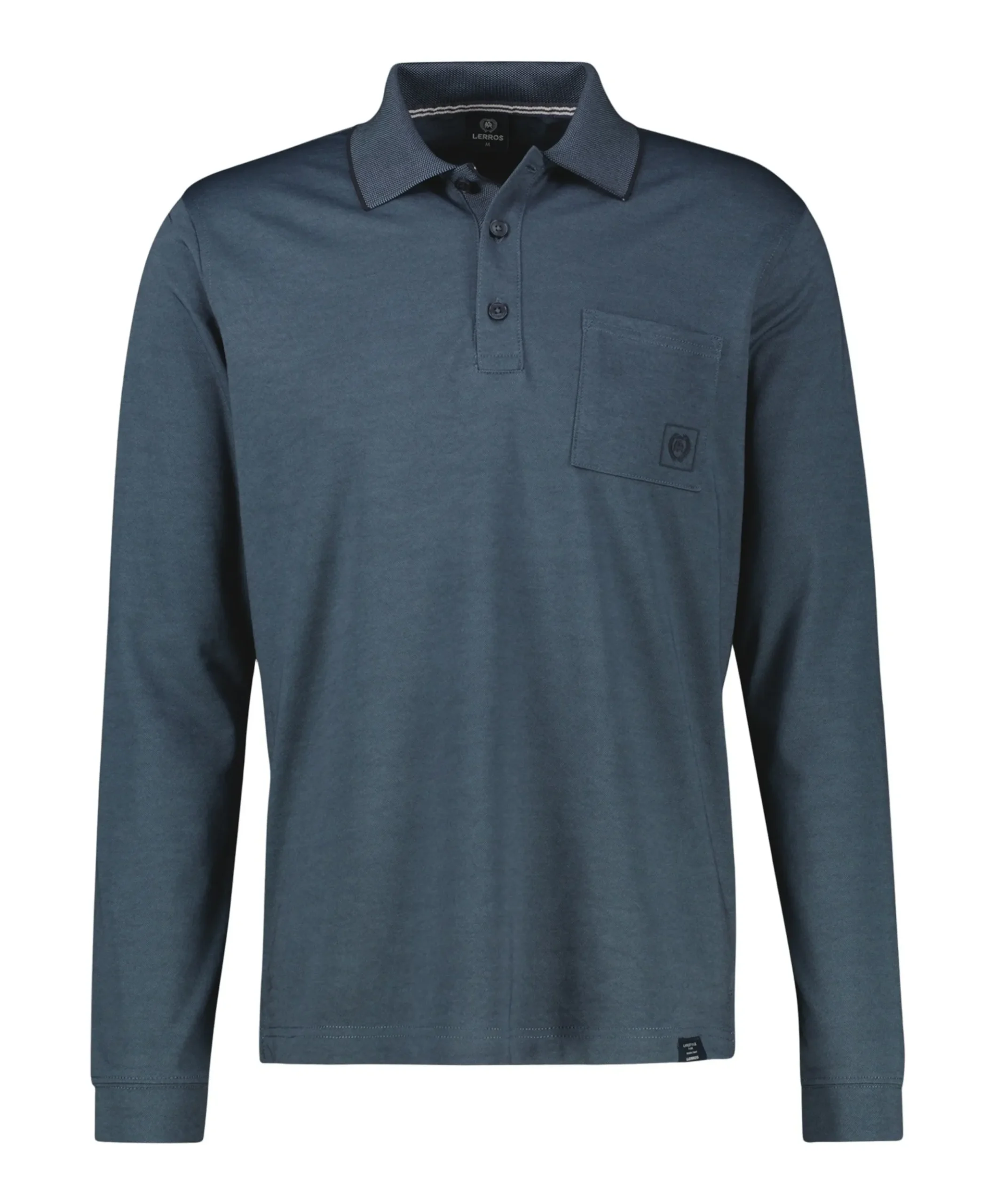 Heren polo blauw