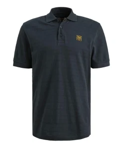 Heren polo blauw