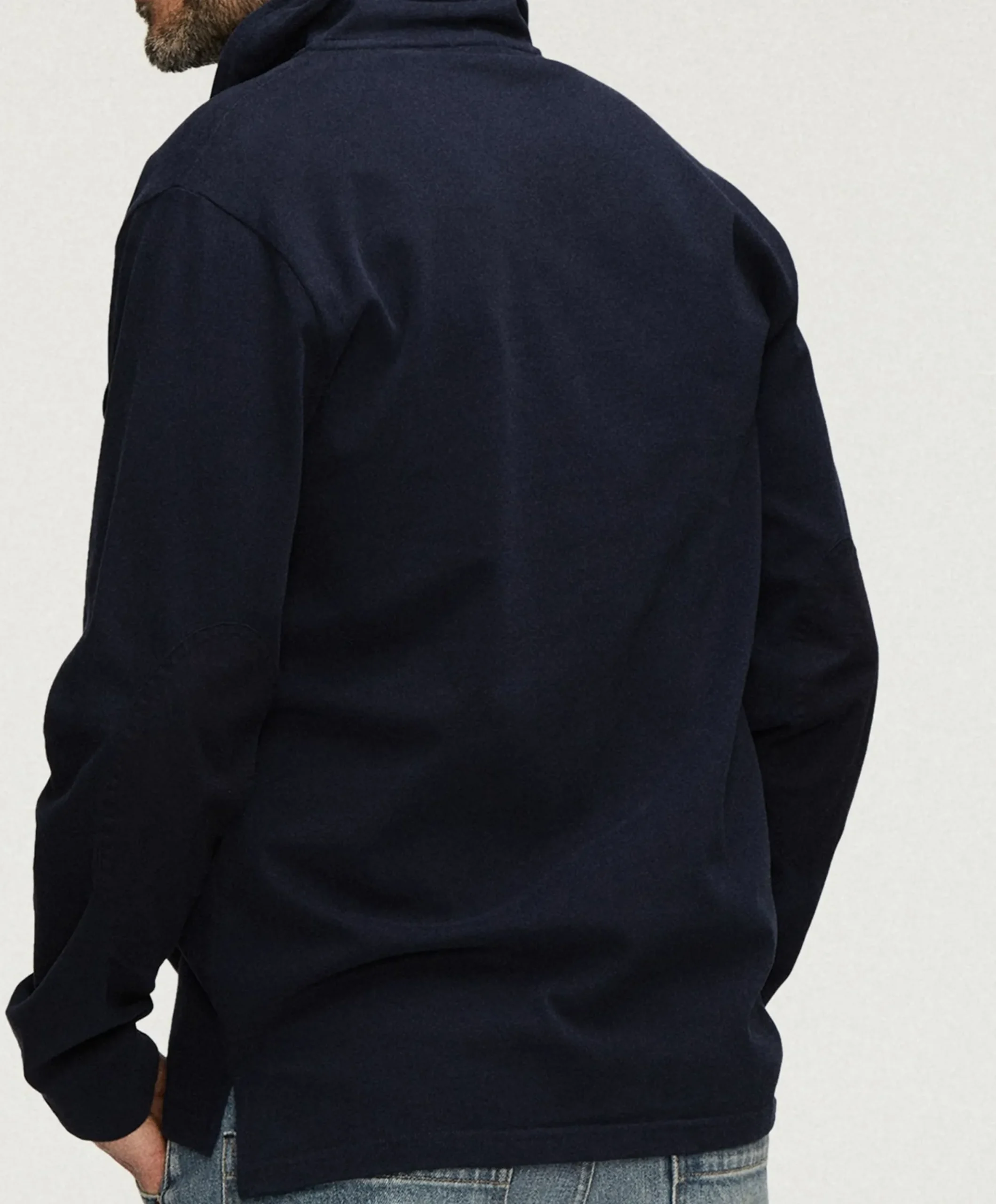 Heren polo blauw