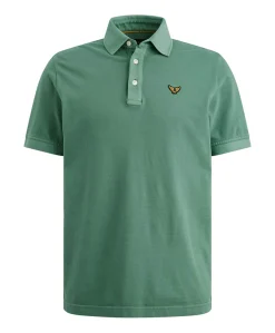 Heren polo blauw