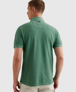 Heren polo blauw