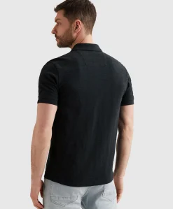 Heren polo blauw