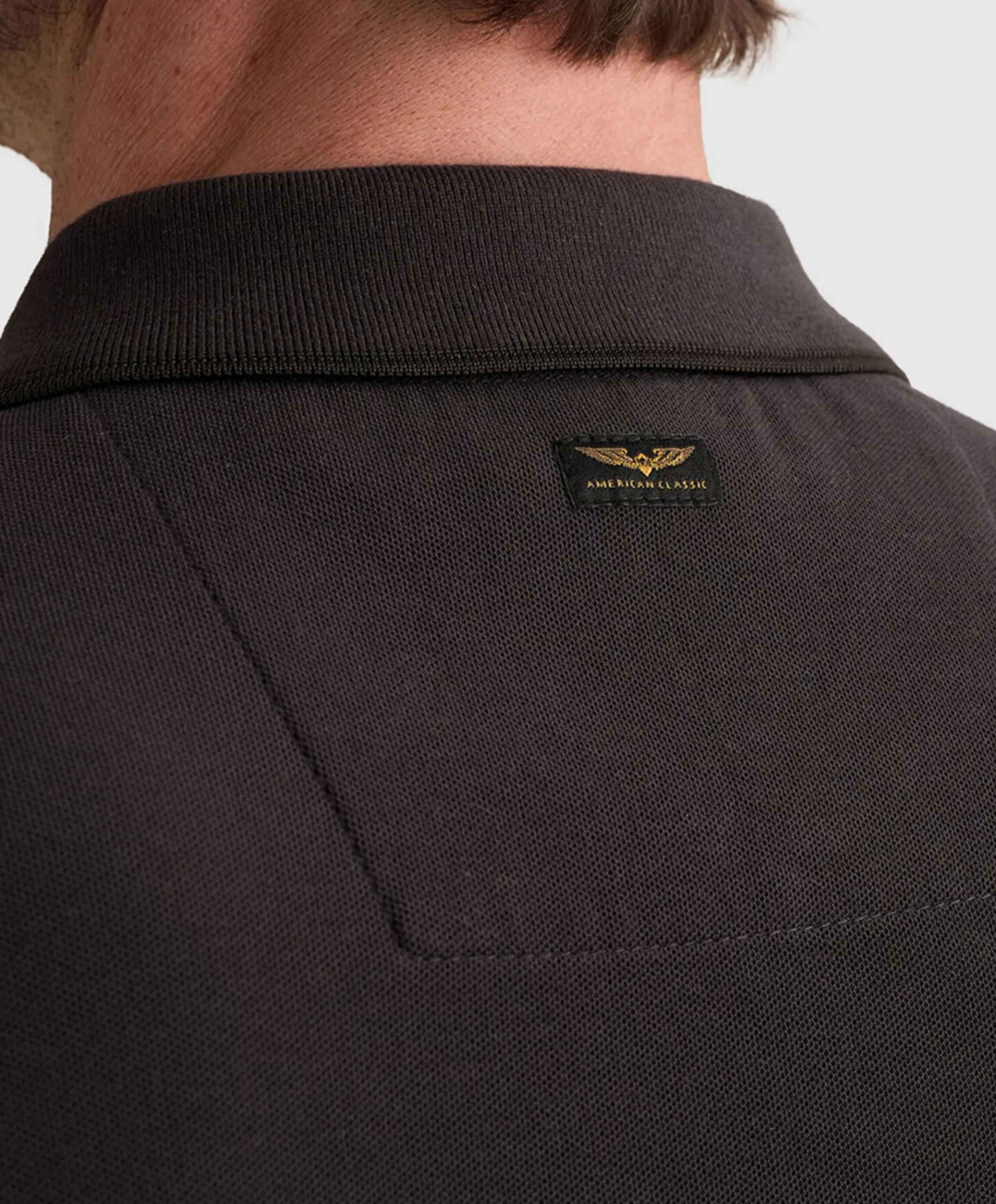 Heren polo blauw