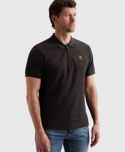 Heren polo blauw