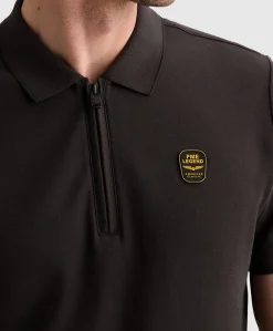 Heren polo blauw