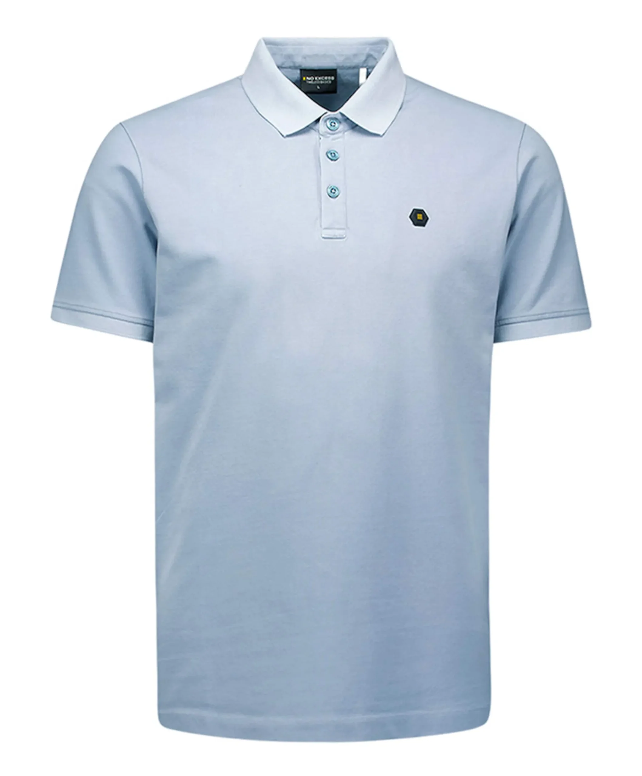 Heren polo blauw