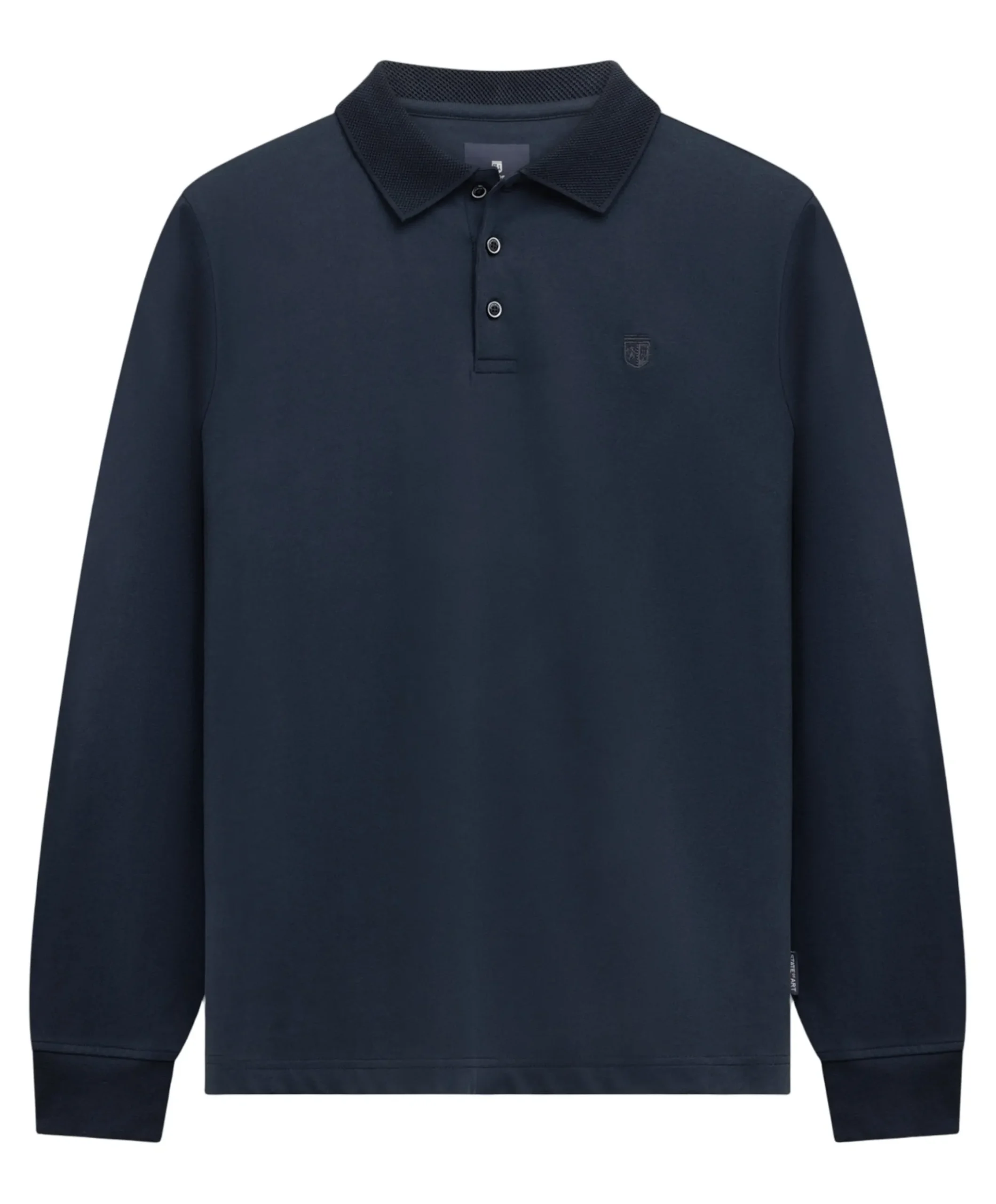Heren polo blauw