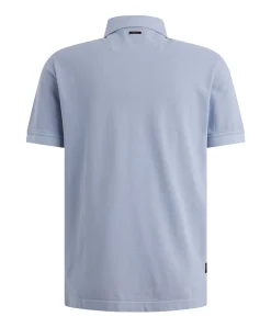 Heren polo blauw