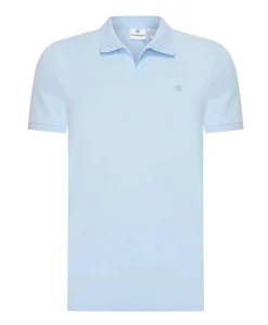 Heren polo blauw