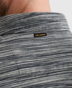 Heren polo blauw