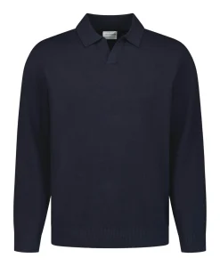 Heren polo blauw