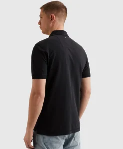 Heren polo blauw
