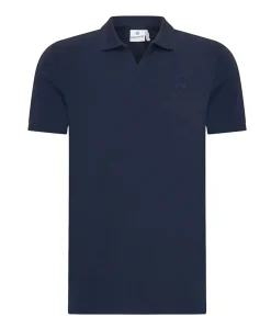 Heren polo blauw