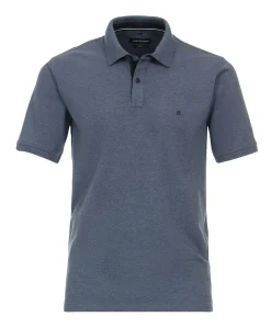 Heren polo blauw
