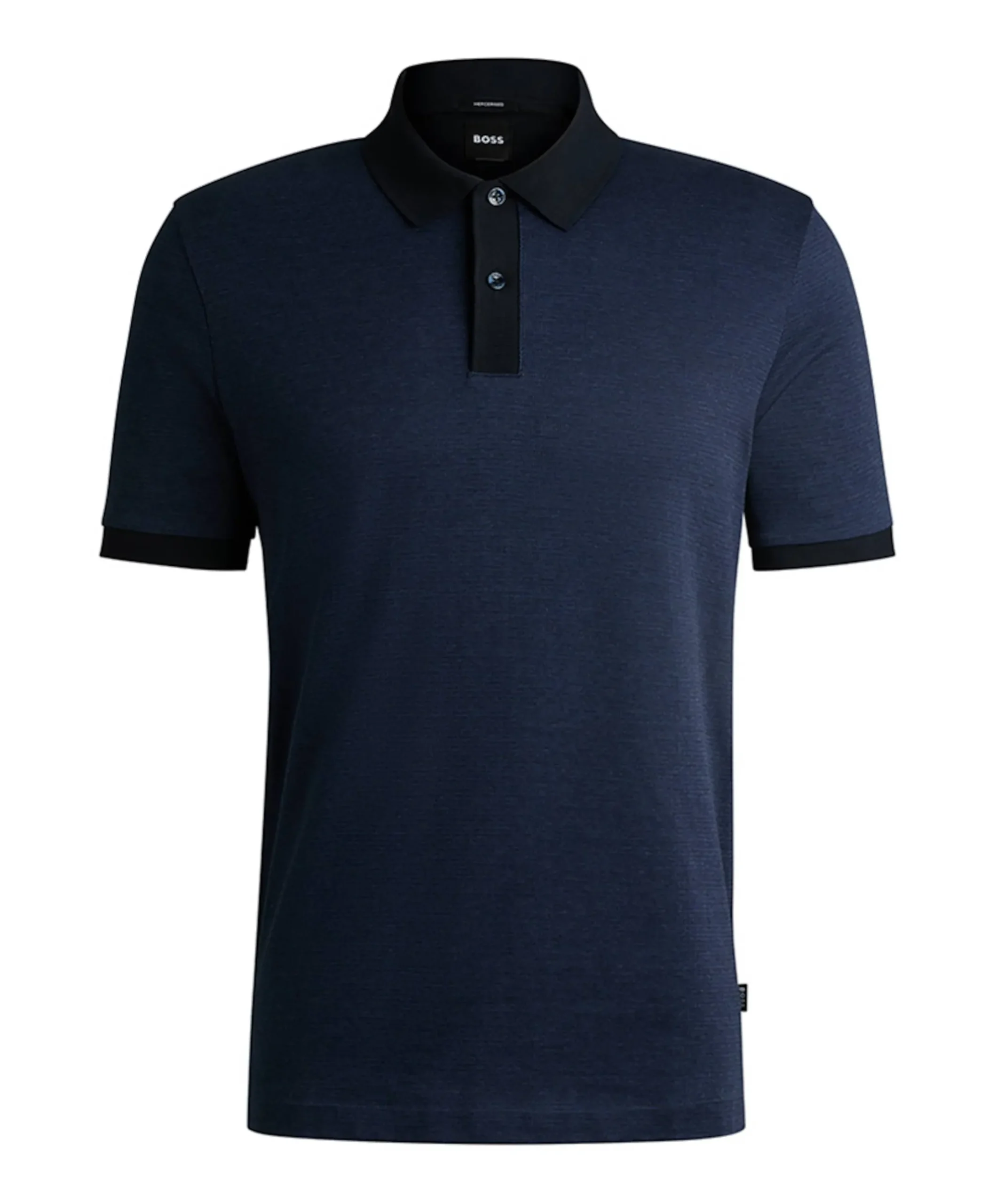 Heren polo blauw