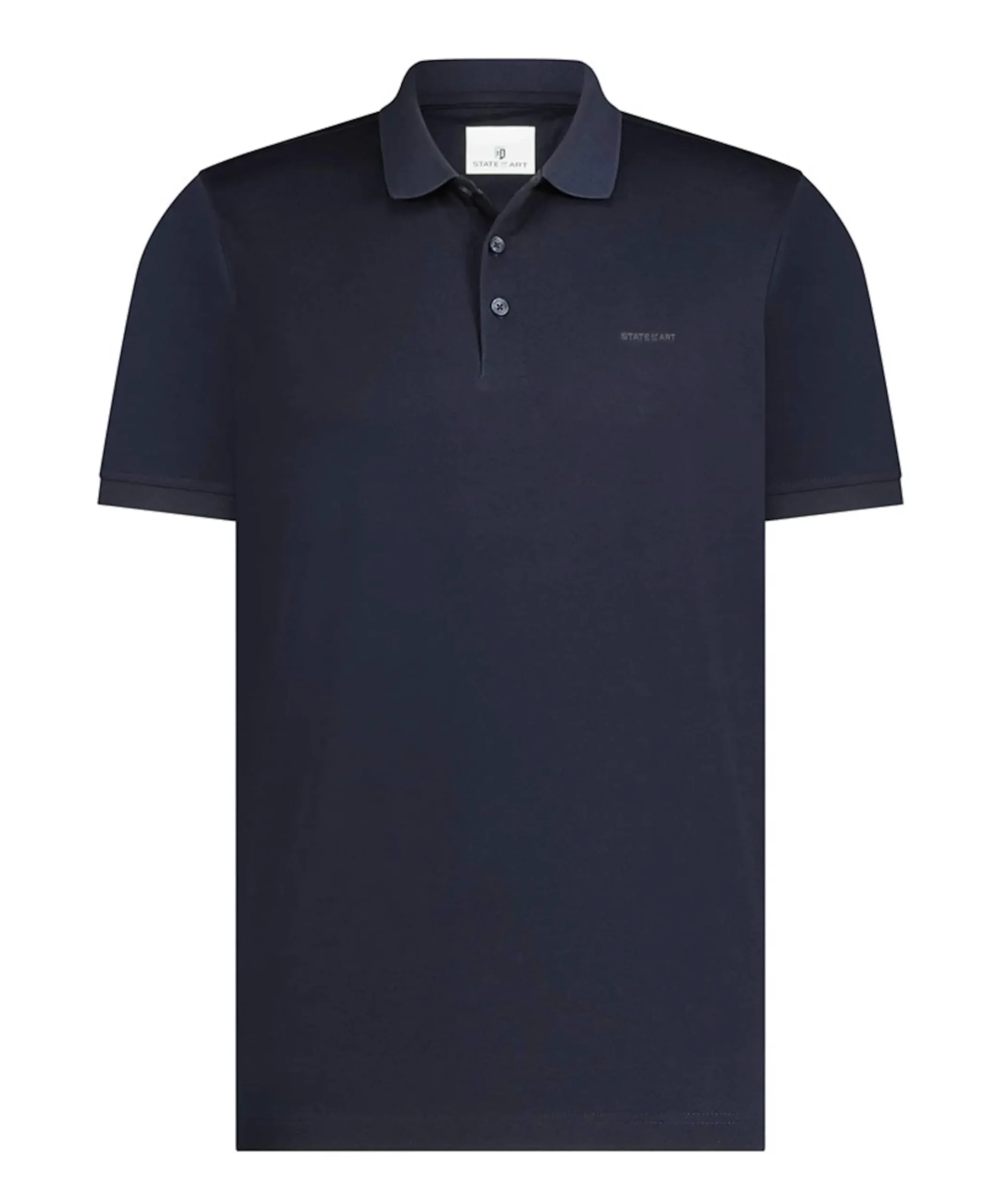 Heren polo blauw