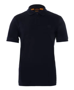 Heren polo blauw