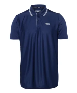 Heren polo blauw