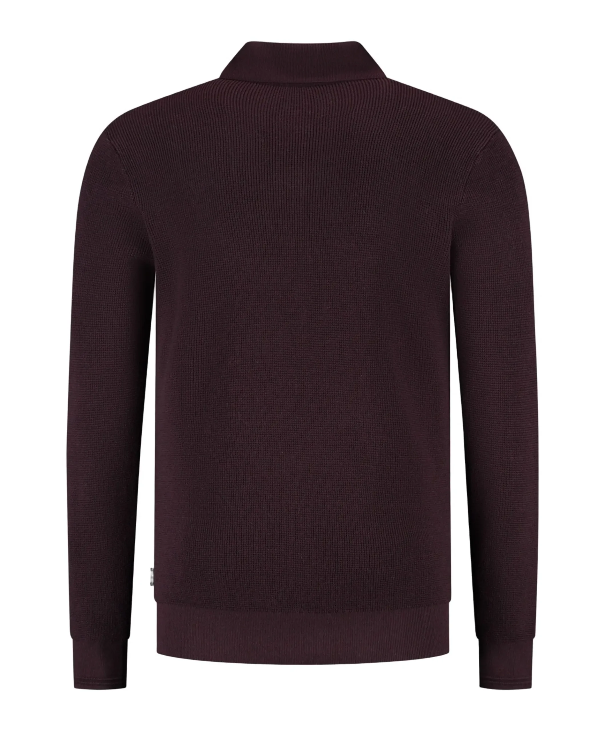 Heren polo bordeaux