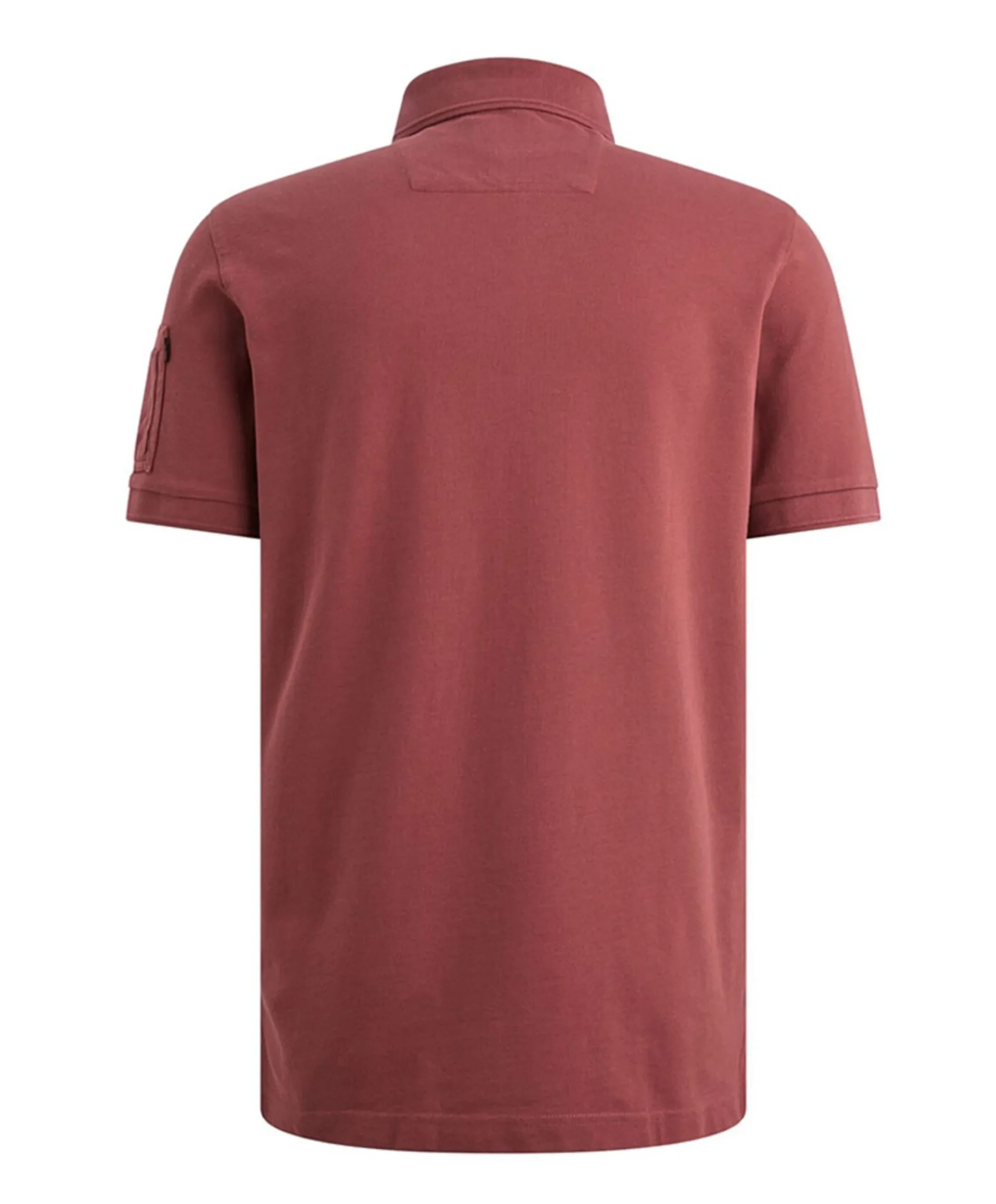 Heren polo bordeaux