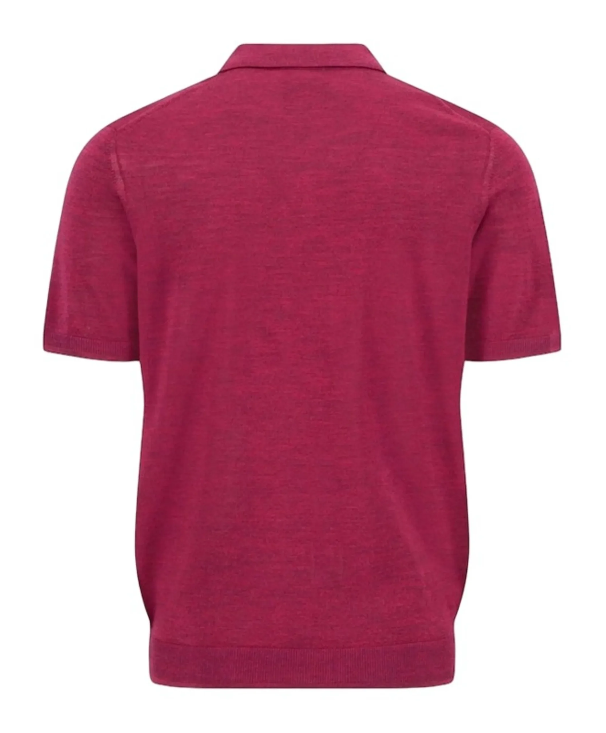 Heren polo bordeaux