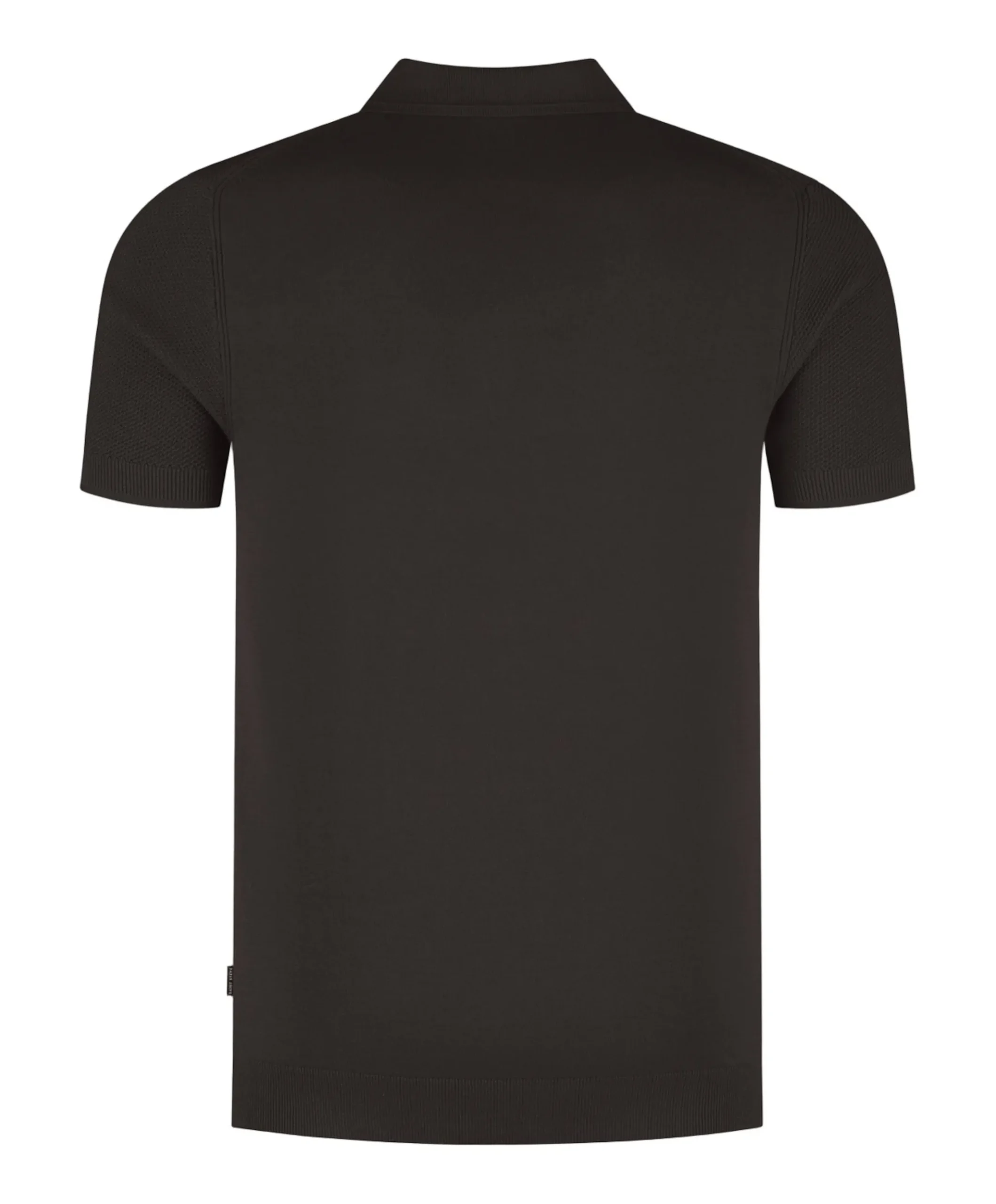 Heren polo bruin