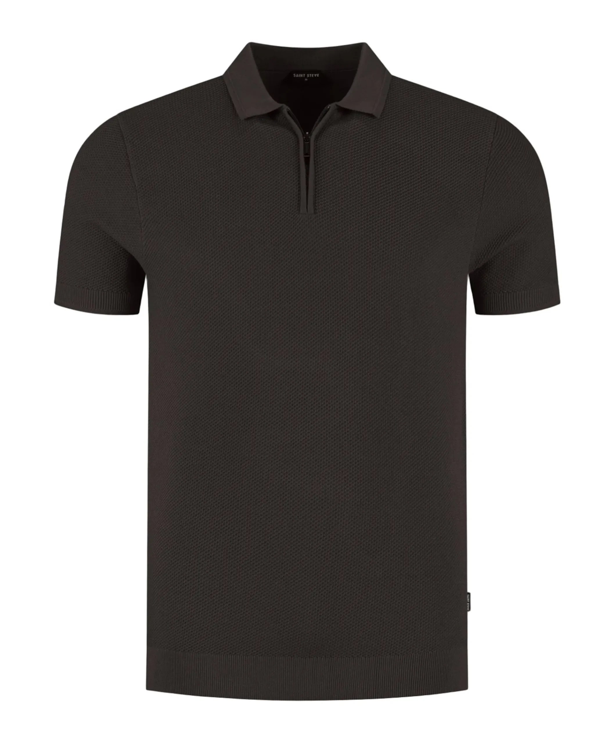 Heren polo bruin