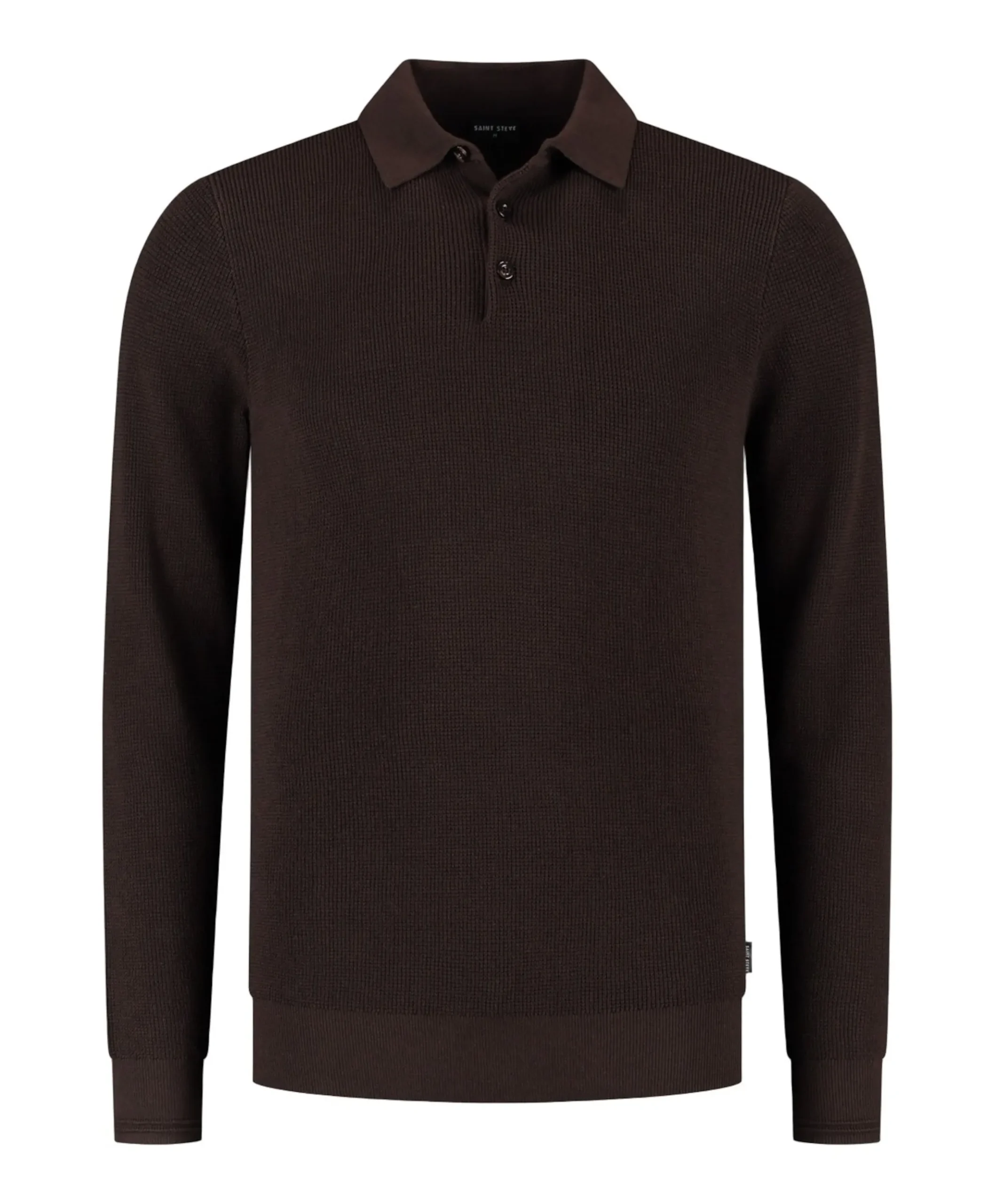 Heren polo bruin