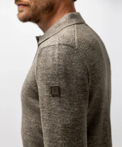 Heren polo bruin