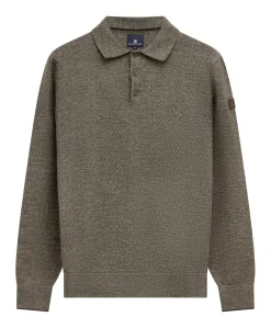 Heren polo bruin