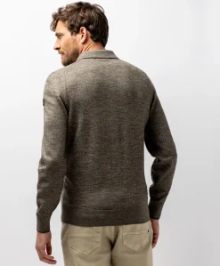 Heren polo bruin