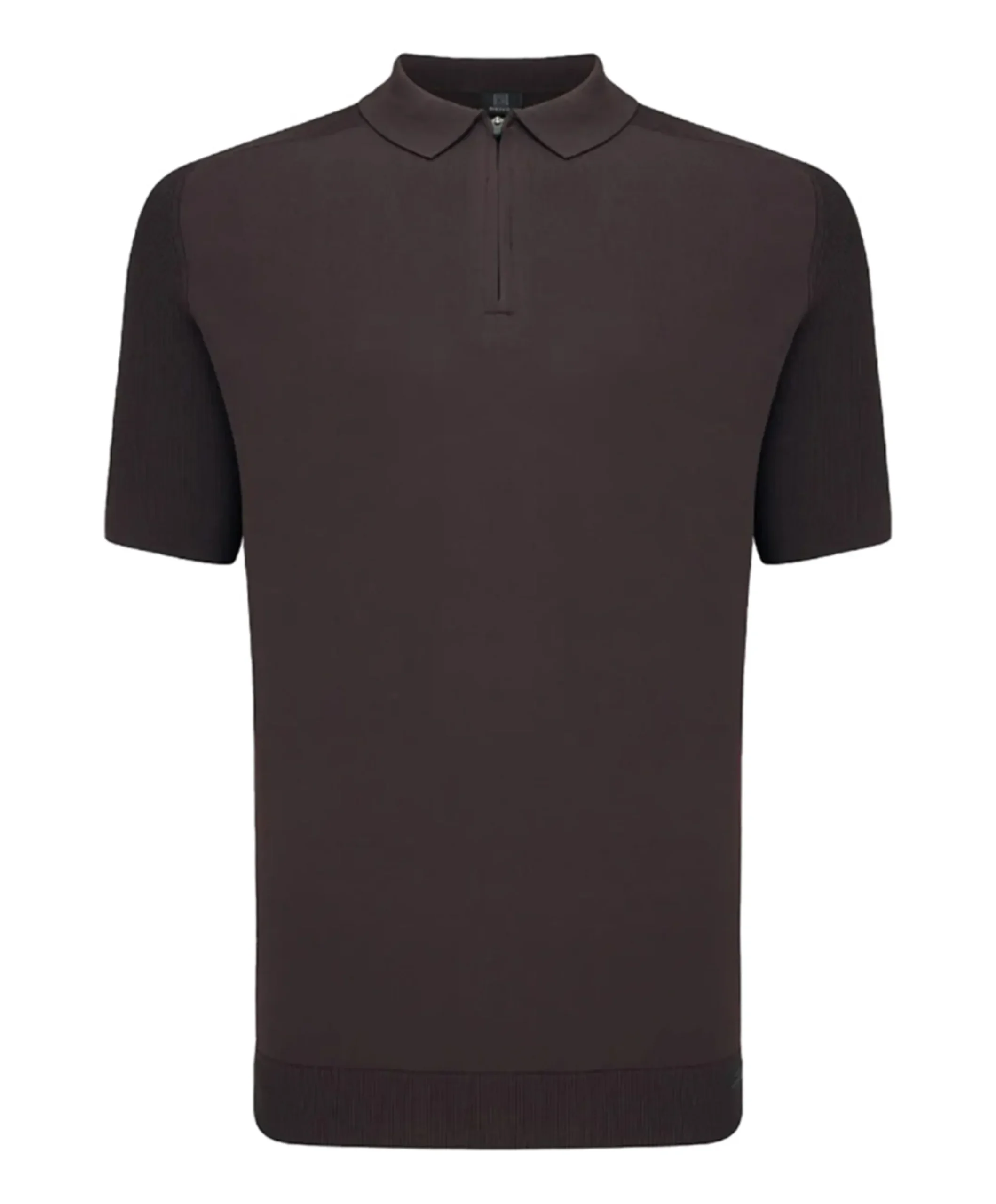 Heren polo bruin