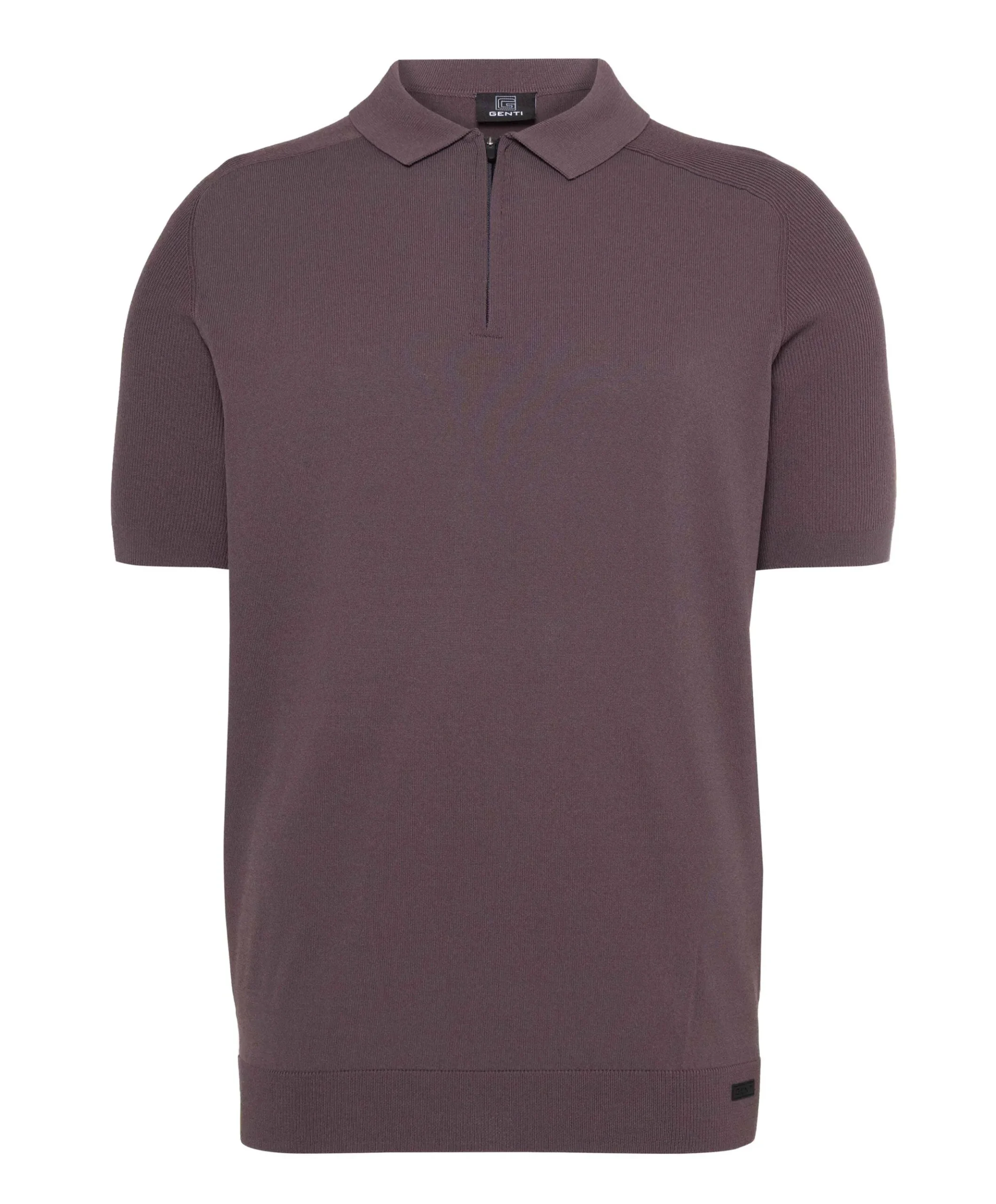 Heren polo bruin