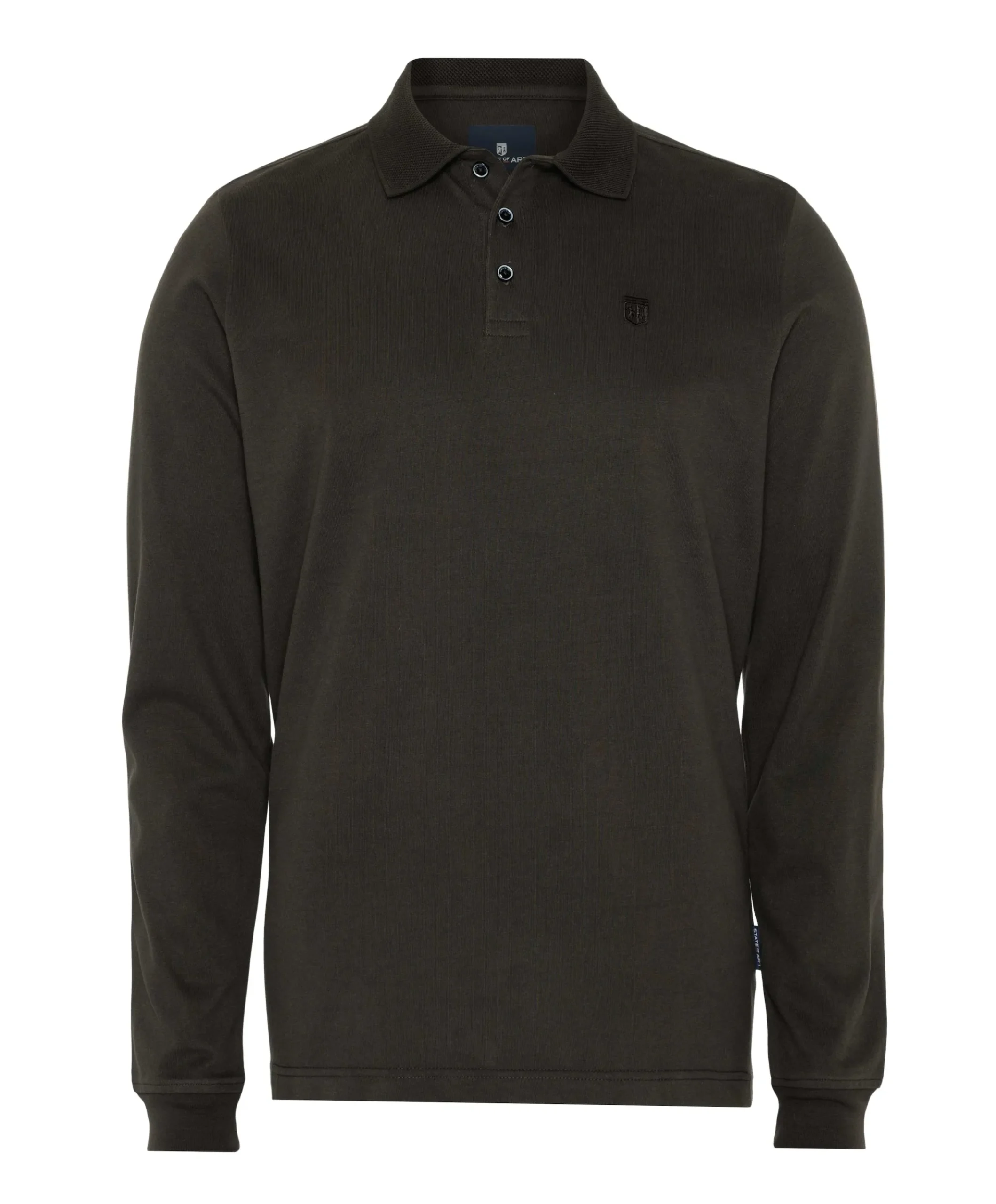 Heren polo bruin