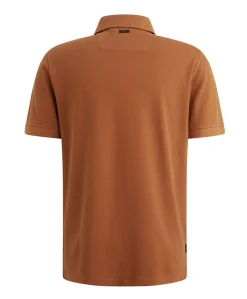 Heren polo bruin