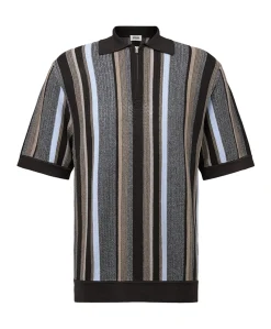 Heren polo bruin