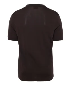 Heren polo bruin